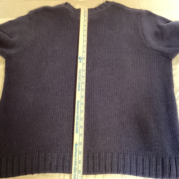 Vintage 90’s American Flag Men’s Sweater Size XL Coldwater Creek - Picture 10 of 11